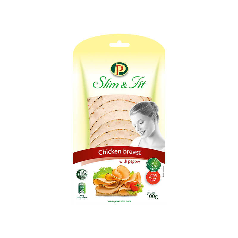 Perutnina Chicken Breast With Pepper Cold Cuts 100g