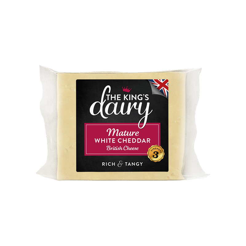 The King’s Dairy Mature White Cheddar