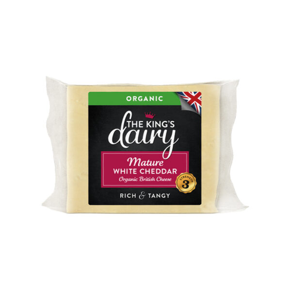 The King’s Dairy Organic Mature White Cheddar
