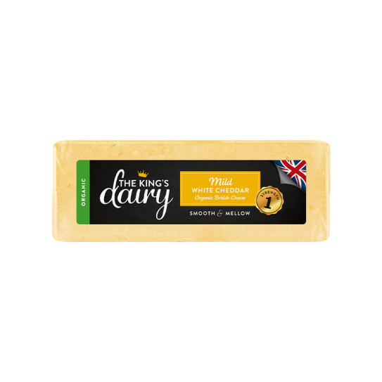 Kings Dairy Organic Mild White Cheddar