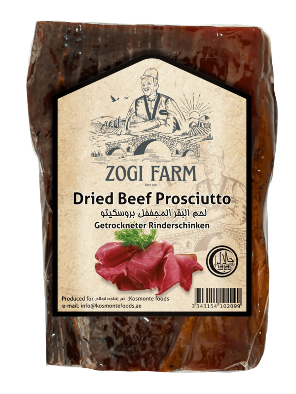 Zogi Farm Dry Beef Meat Vacuum (Prosciut) Kg