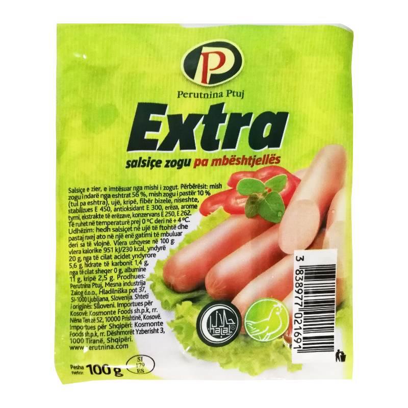 Perutnina Extra Chicken Frankfurter 100g