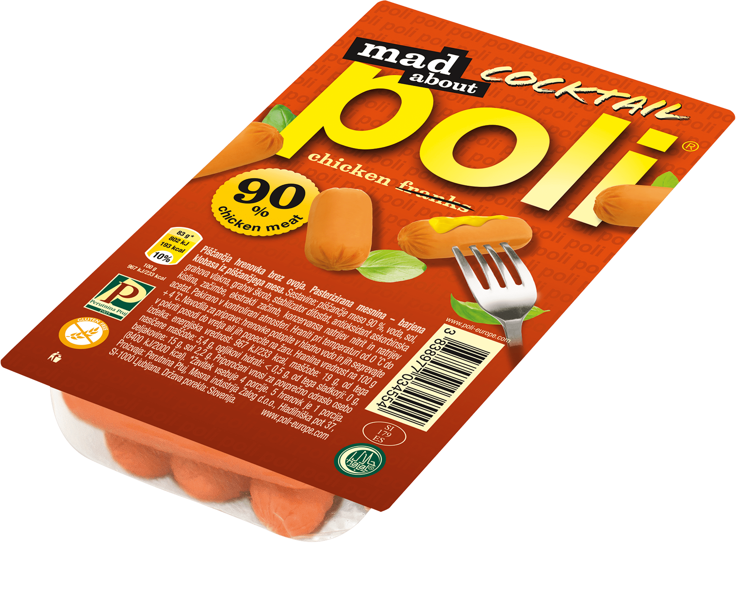 Poli Mini Cocktail Chicken Frankfurter