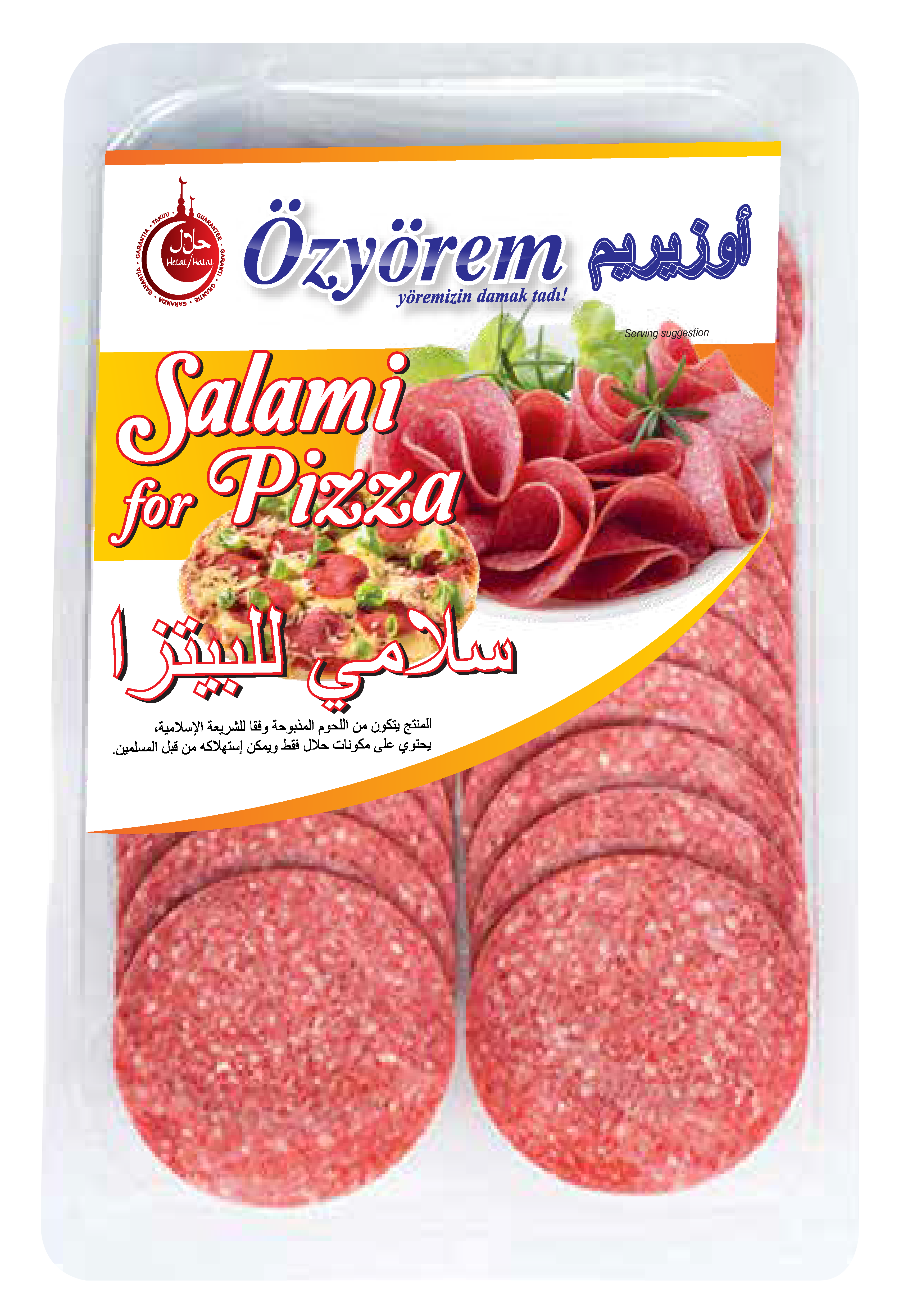 Özyörem Beef Salami Pizza 80g