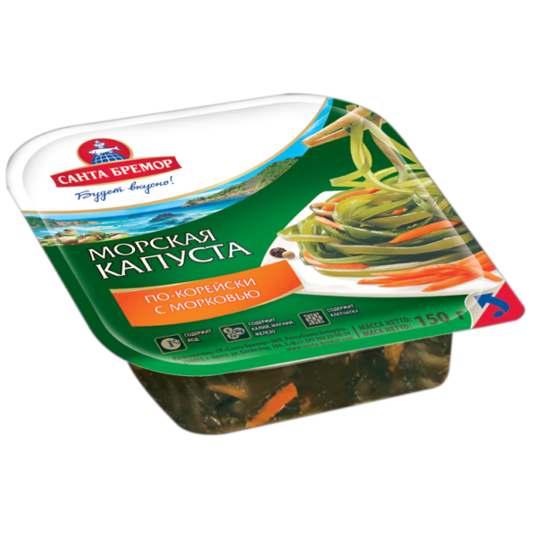 Santa-Bremor Sea Weed Made Korean Way With Carrots