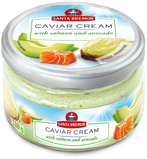 Delicacy Capelin Caviar With Salmon And Avocado 180 G