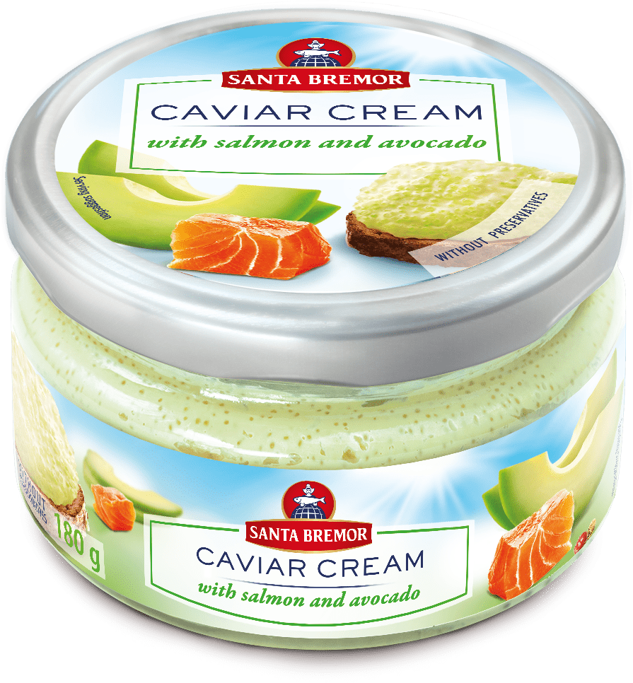 Delicacy Capelin Caviar With Salmon And Avocado 180 G