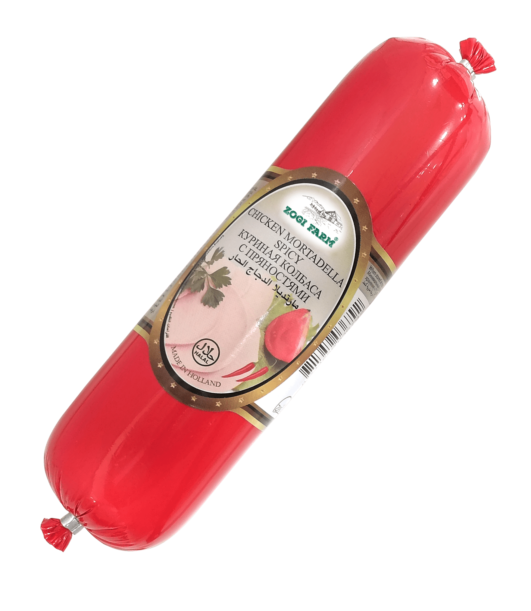 Zogi Chicken Mortadella Spicy 500g