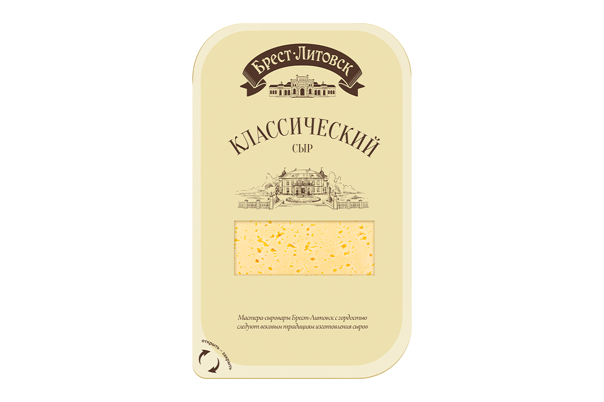 Savushkin Classic Semi-Hard Cheese 45% 150g