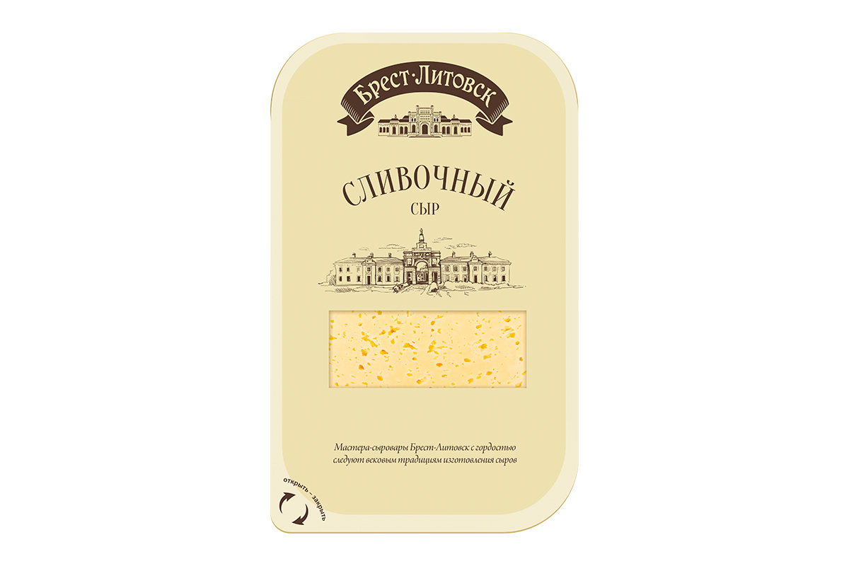 Savushkin Cream Semi-Hard Cheese 50% 150g