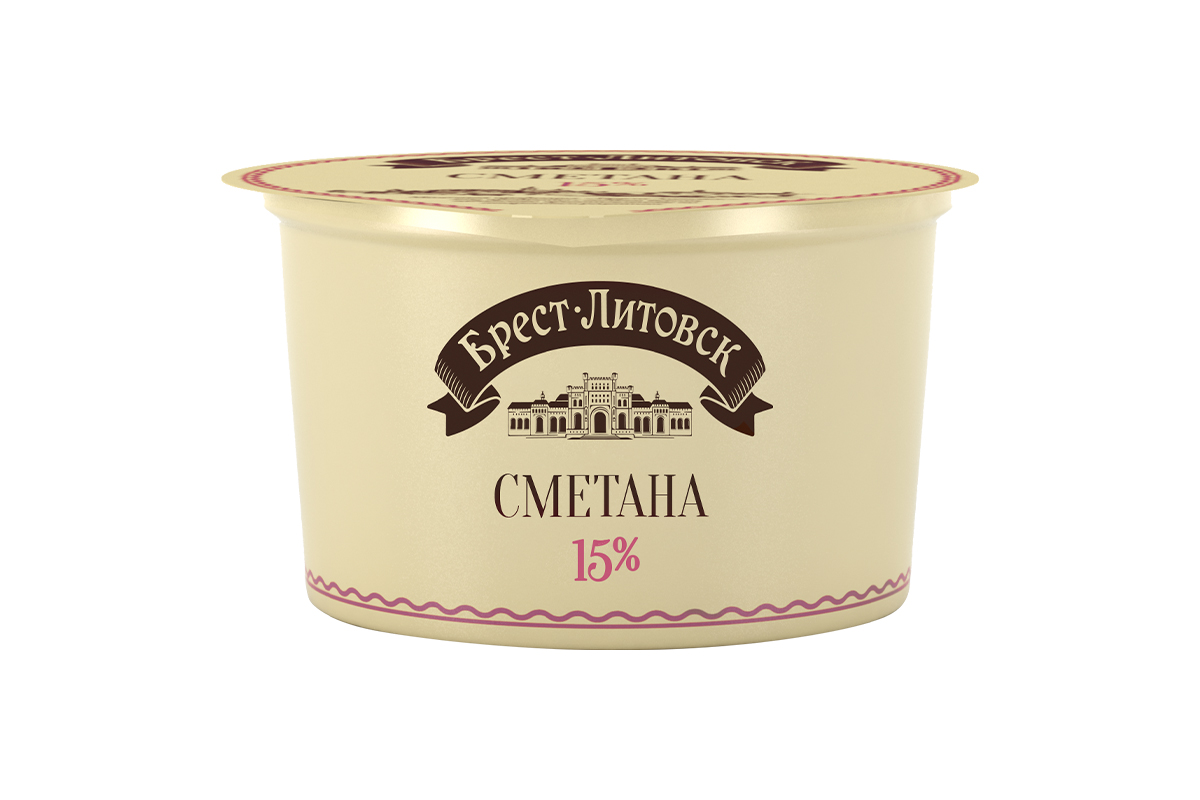 Savushkin Sour Cream 15% 180g.