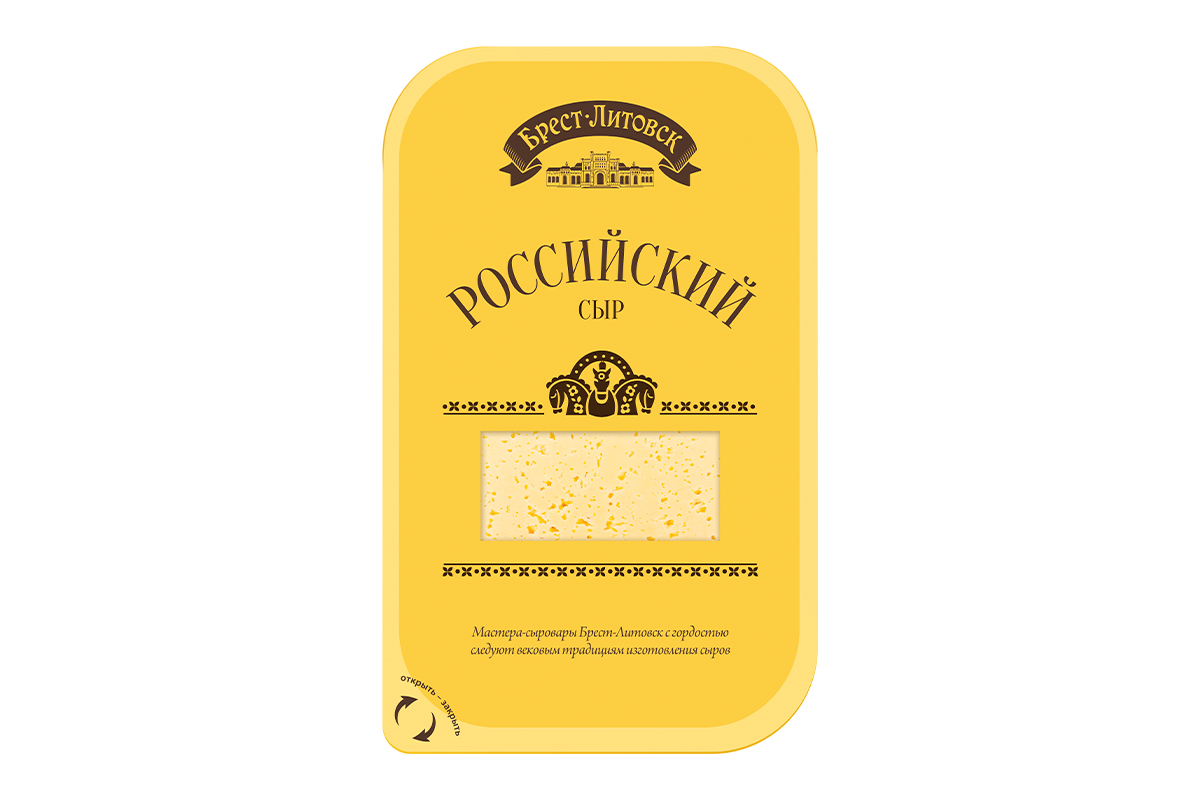 Savushkin Russian Semi-Hard Cheese 50% 150g