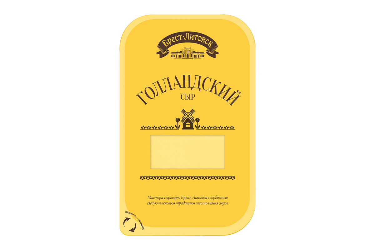 Savushkin Dutch Semi-Hard Cheese 45% 150g