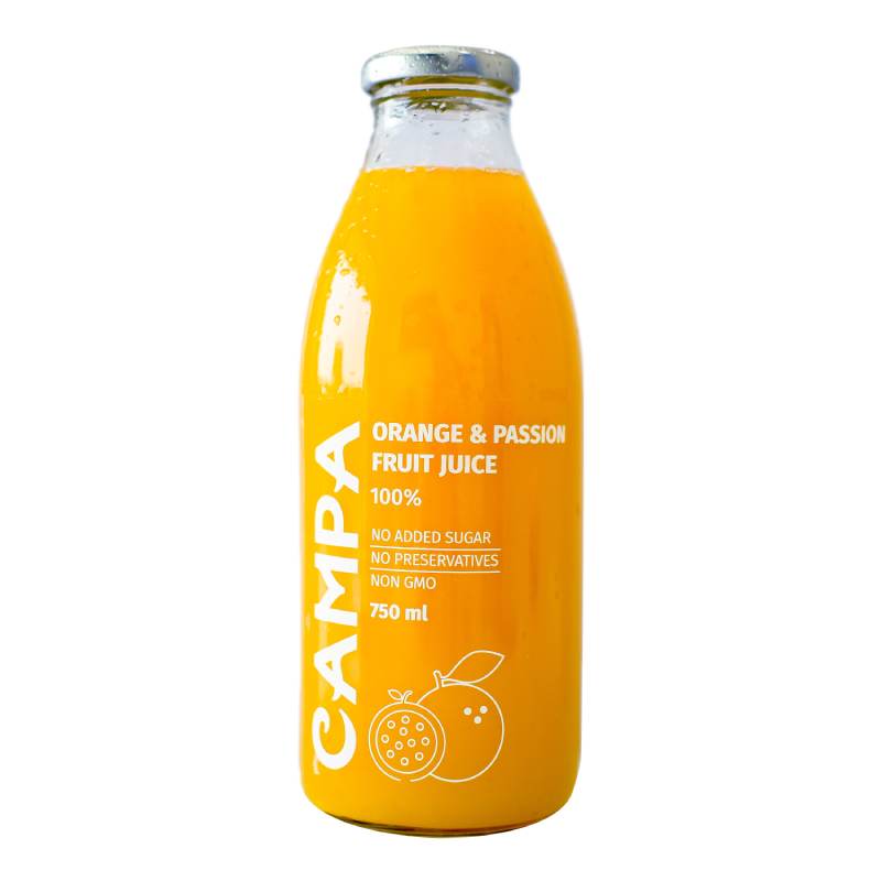 Campa Orange-Passion Fruit Juice 100% 750ml