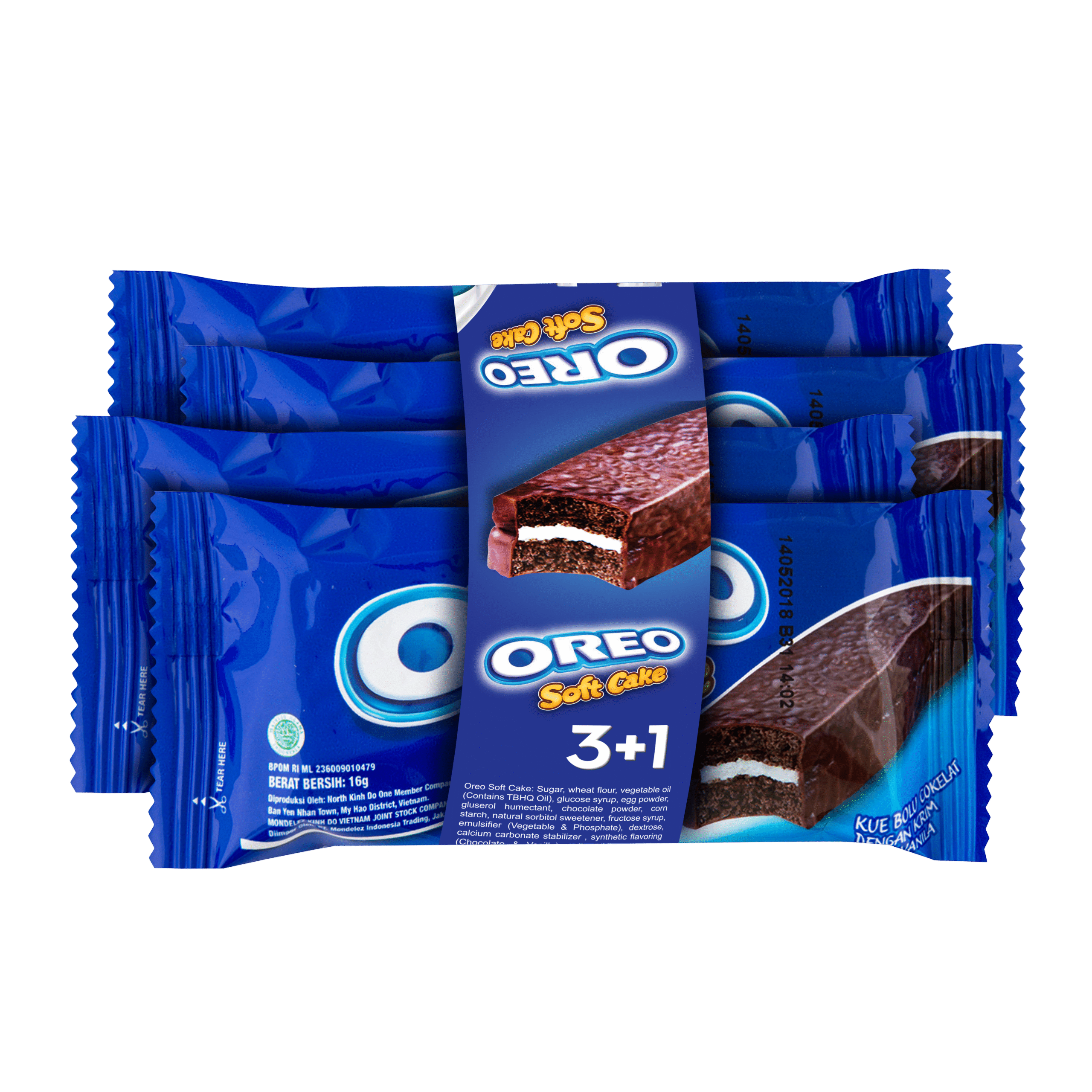 Oreo Soft Cake 4x16g