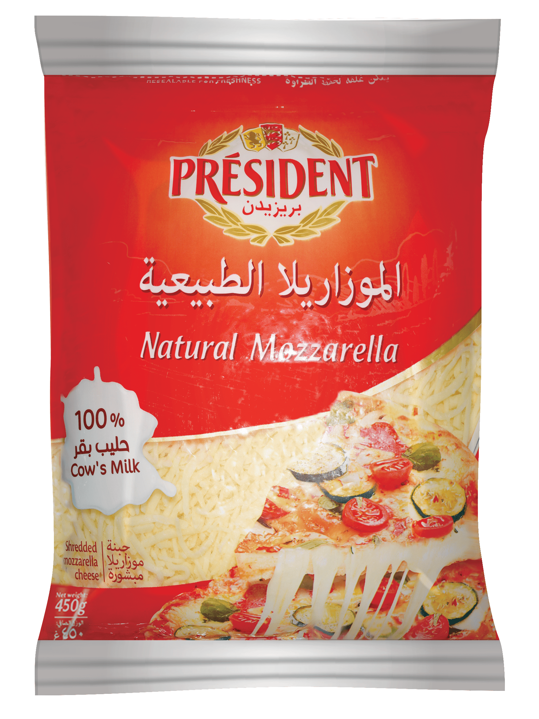 Président Shredded Mozzarella 450g