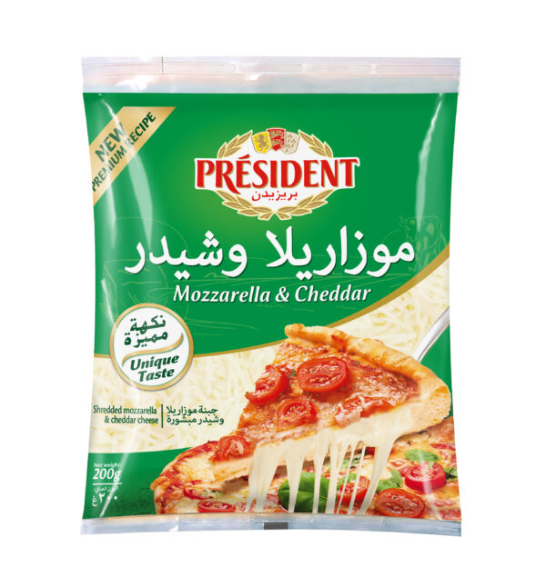 Président Mozzarella & Cheddar 200g