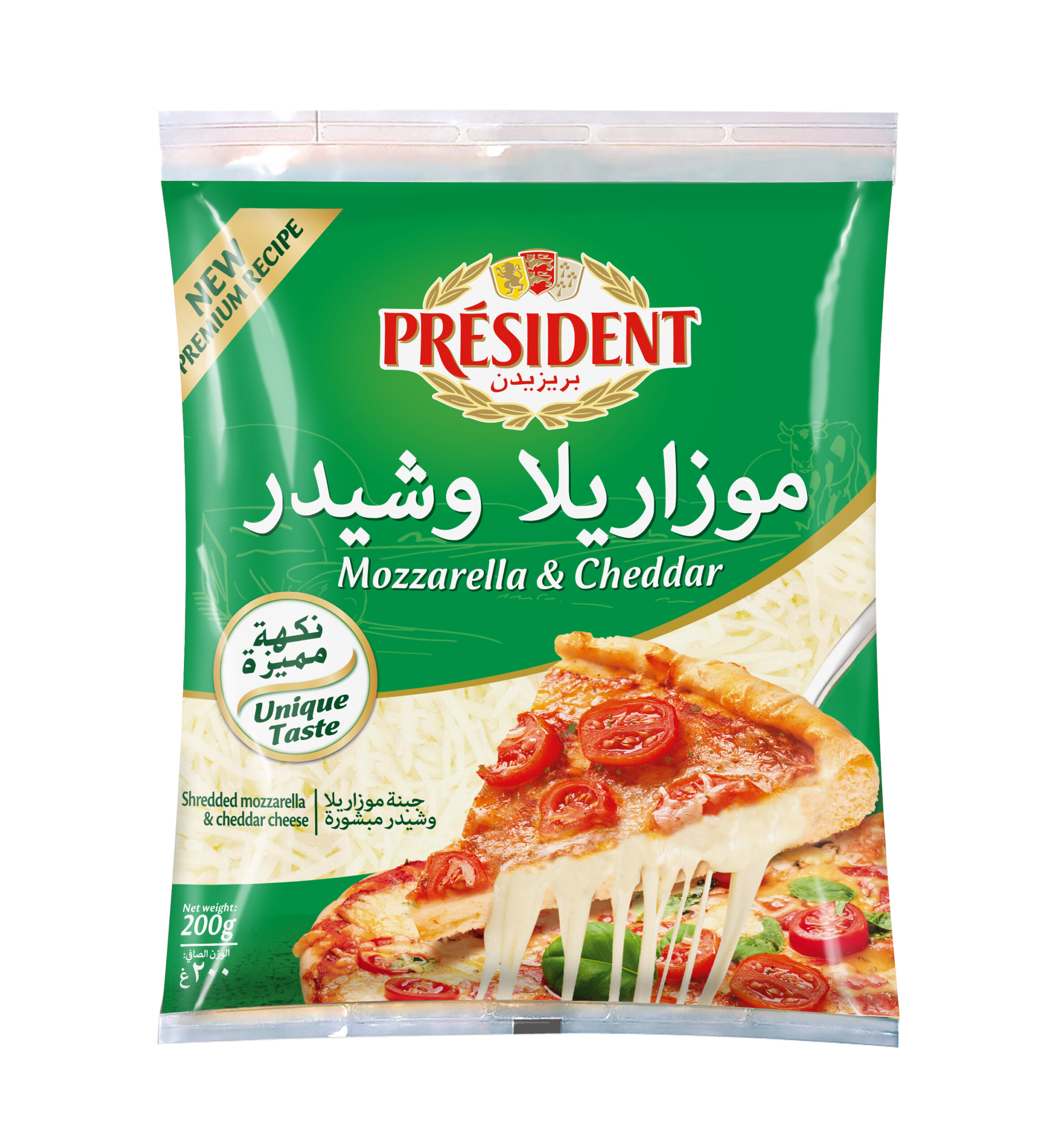 Président Mozzarella & Cheddar 200g