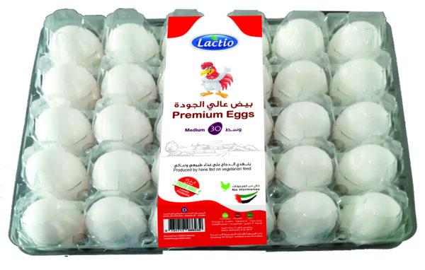 Lactio Premium Eggs Medium 30 Pcs