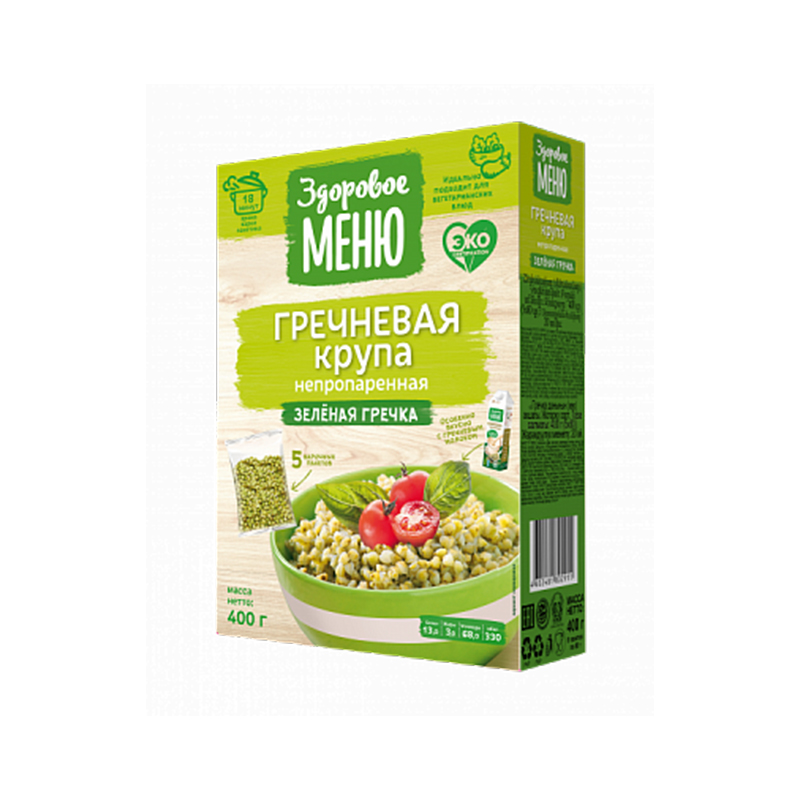 Healthy Menu Organic Buckwheat 400g
