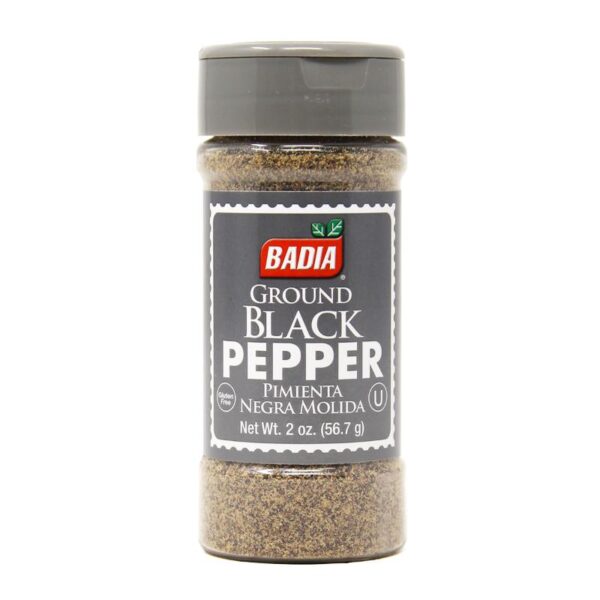 Badia Gluten Free Pepper Ground Black 56.70 Gm